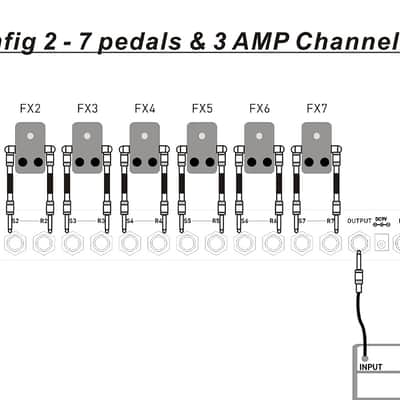 MOEN GEC8 Jr-Ver-3 NEW RELEASE 2019 Pedal Switcher Commander Guitar/Routing System AMP Sw/ing image 6