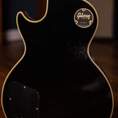 Gibson Custom Shop Murphy Lab 1957 Les Paul Custom Reissue 3-Pickup Bigsby Light Aged Electric Guitar 2023 - Ebony image 10