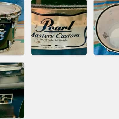 Pearl  13’x11’  Pearl masters custom  maple shell 1996 - Emerald mist image 2