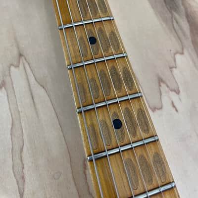 Immagine 2022 Fender Custom Shop 50's Relic Stratocaster ~ Olympic White - 4