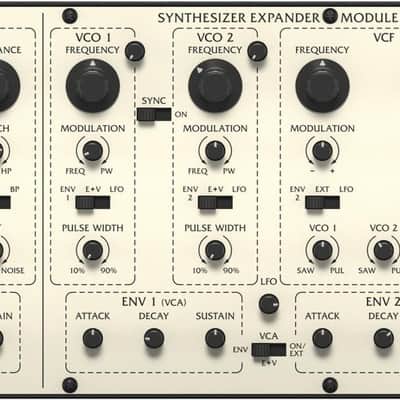 Behringer 2-XM Duophonic Analog Synthesizer Expander Module image 1