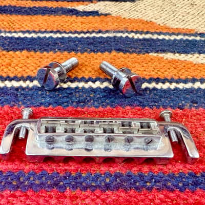 Used Leo Quan Badass Wraparound Guitar Bridge Chrome 1980's Vintage Wrap Bad-Ass image 4