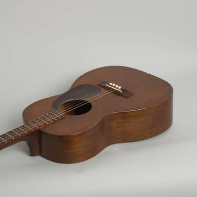 C. F. Martin 5-15T Flat Top Tenor Guitar (1955), ser. #145017, black gig bag case. image 7