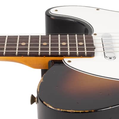 Used Fender Custom Shop 1961 Telecaster Heavy Relic - Faded Bleached 3-Color Sunburst image 6