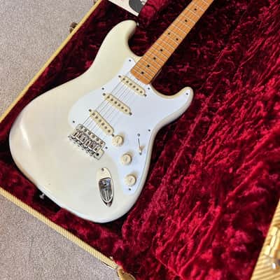 Fender American Original '50s Stratocaster with Maple Fretboard 2017 - White Blonde image 4