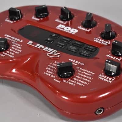 Line6 POD 2.0 Multi FX And Amp Modeler Red image 4