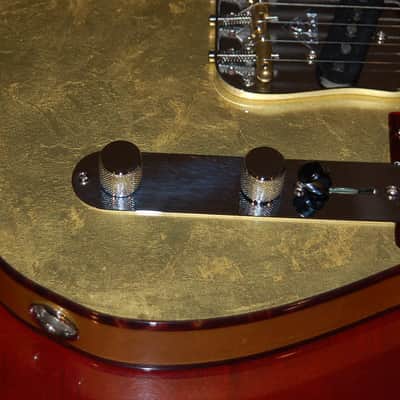 2017 NAMM Fender Prestige Masterbuilt 24 Karat Gold XXX NOS Custom ShopTelecaster -Yuriy Shishkov image 6