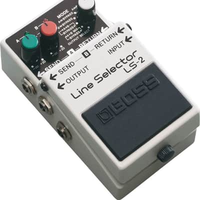 Boss LS-2 Line Selector Effects Pedal - White image 3
