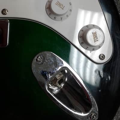 Crescent Electric Green Guitar image 4