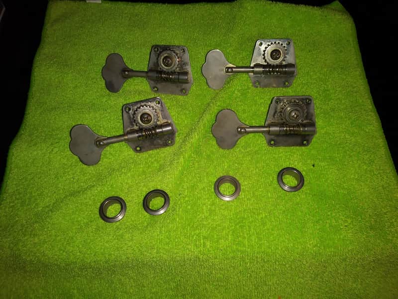 Fender Precision Or Jazz Bass Kluson Reverse Wind Tuners 1957 1958 1959 1960 1961 1962 1963 1964 image 1