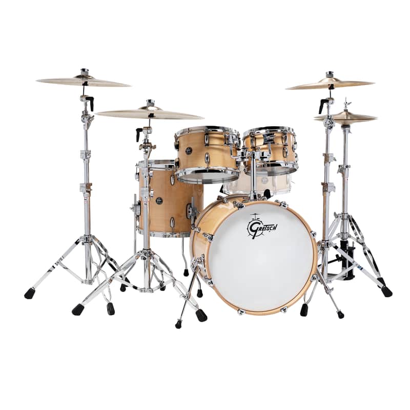 Gretsch Renown 4-Piece Shell Pack w/20" Kick - Gloss Natural image 1
