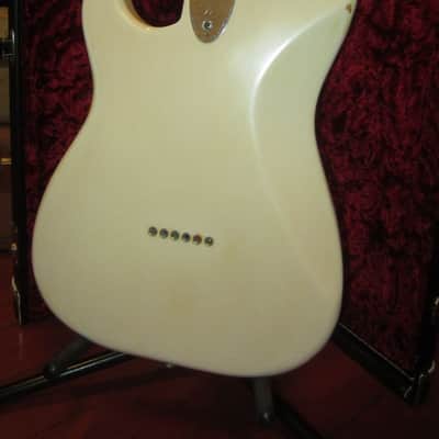 1977 Fender Stratocaster Hardtail White w Fender Hardshell Case image 6