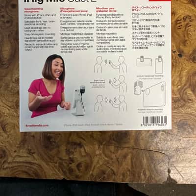 IK Multimedia iRig Mic Cast 2 Smart Phone Voice Recording Microphone FREE SHIPPING image 2