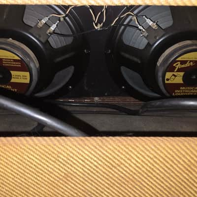 Fender Blues DeVille 2-Channel 60-Watt 4x10" Guitar Combo 1994 - 1996 - Tweed with cover image 7