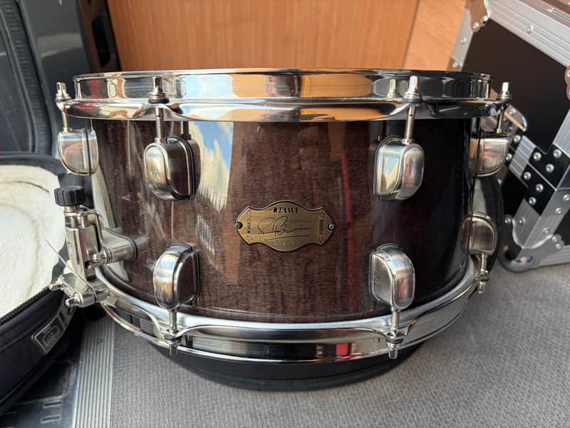 Tama SP1465H 14”x6.5” Simon Phillips Monarch Signature Bubinga/Maple Snare Drum image 1