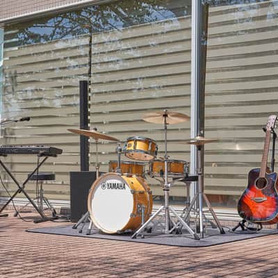 Yamaha Stage Custom Hip 4-Piece Drum Shell Pack (Natural Wood) image 2