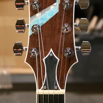 Whalehazard Andromeda Elite 2018 Walnut Burst/Sonic Blue image 5