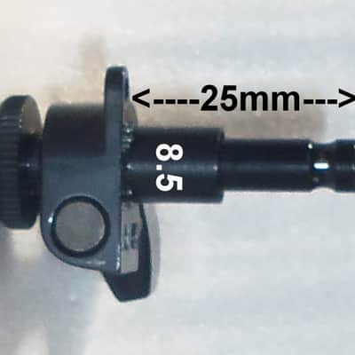 Hipshot® 8.5mm Black SINGLE Grip-lock Tuner~25mm Post Length~USA~Brand New Other image 4