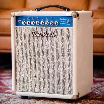 Two Rock Studio Overdrive Combo - White Suede, Blue Chassis image 2