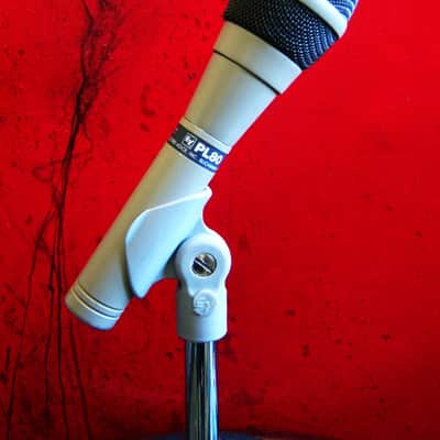 Vintage 1980's Electro-Voice PL80 Handheld Supercardioid Dynamic Microphone Low Z w accessories PL80C image 11