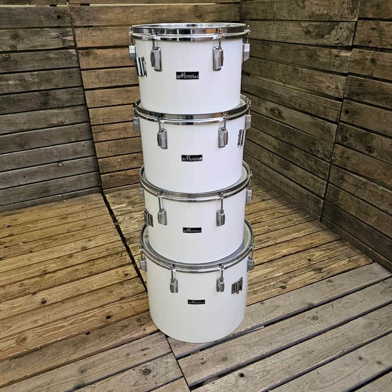 Maxwin Vintage Concert Tom Set, White USED! RKMAX220726 image 1