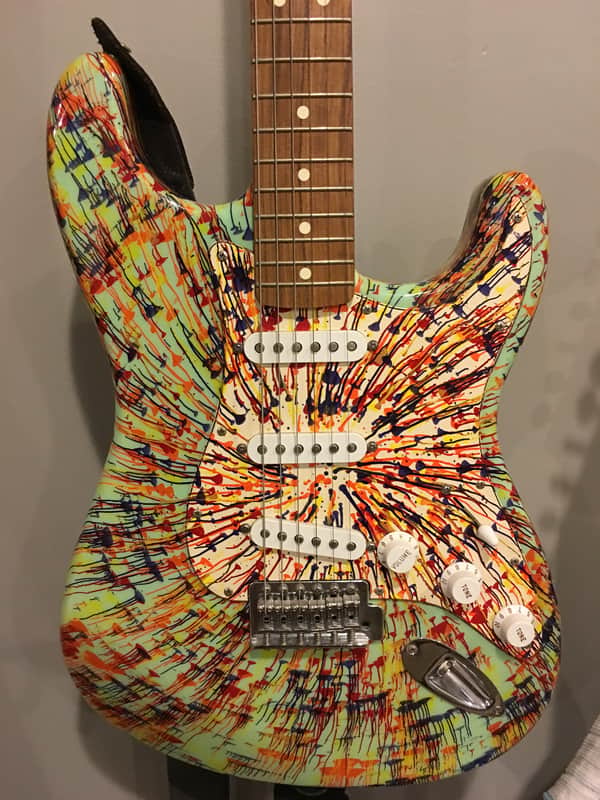 Fender FSR "Splattercaster" Standard Stratocaster with Splatter Finish 2003 - 2004 image 9