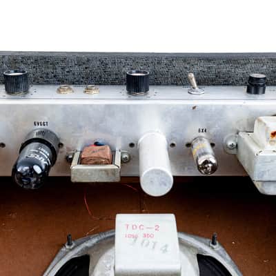 1963 Silvertone 1481 Vintage Tube Amp Class A 1x8, 100% Original image 13
