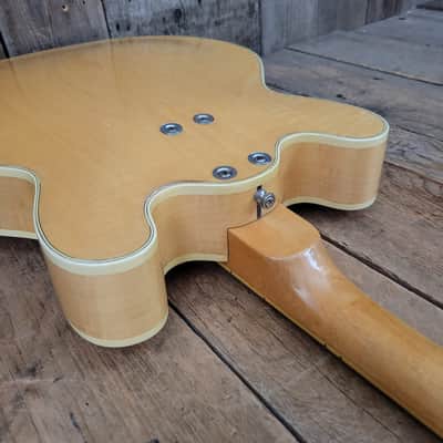 Mosrite Celebrity Hollowbody 4 String Bass 1968 - Natural Blonde image 13