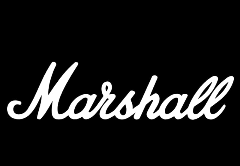 LARGE VINTAGE MARSHALL AMPLIFIER AMP LOGO BADGE EMBLEM - JCM 800 ETC image 1