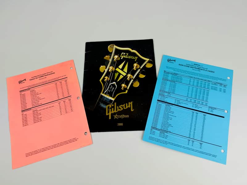 Gibson Catalog and Confidential U.S. Dealer Price Lists 2006 image 1