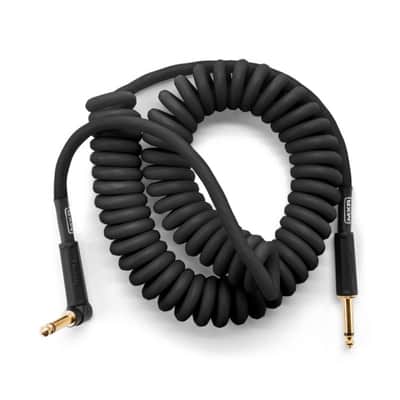MXR 15" Black Coil Instrument Cable, Straight to Angle image 1