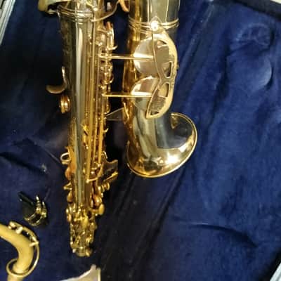 Conn Shooting-Stars Alto Saxophone, Mexico, Lacquered Brass, Good Condition, with case/neck/MP image 5