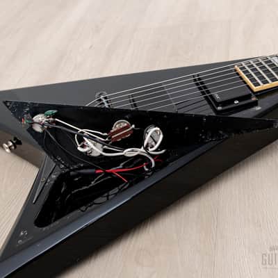 2006 Jackson Stars Randy Rhoads RR-J2BE Flying V Black w/ EMG & Case image 15
