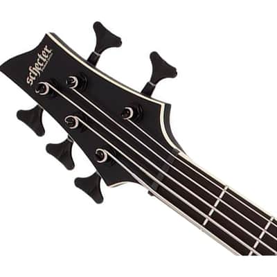 Schecter SLS Elite-5 "Evil Twin" 5-String Bass - Satin Black image 4