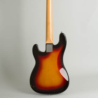 Fender Precision Bass Solid Body Electric Bass Guitar (1963), ser. #92338, black tolex hard shell case. image 2