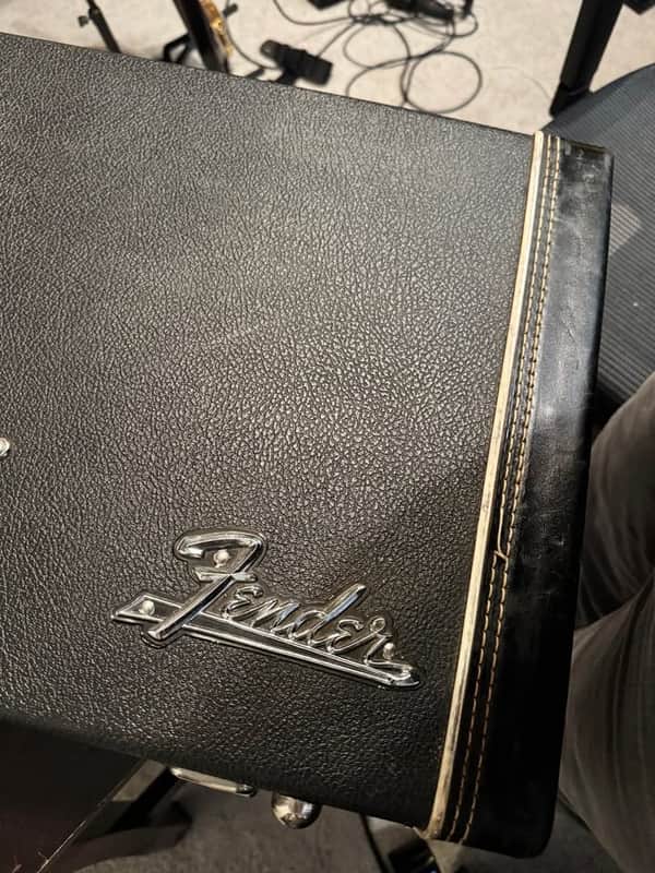 Fender Precision or Jazz Bass Case 1967 - 1971 Black image 1