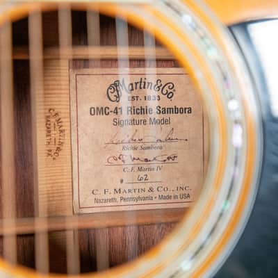 Martin OMC-41 Richie Sambora (Consignment) image 3