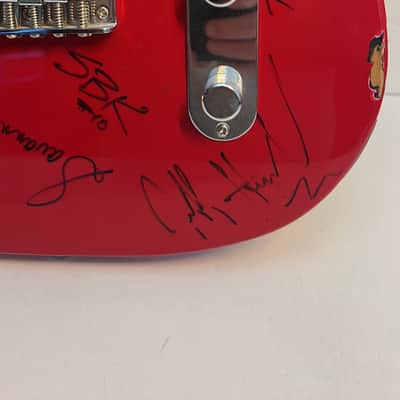 Squier Affinity Series Autographed by Real Monster Radio Cast image 7