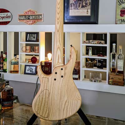 MTD Bass 535-24: Red Narra "10" top, Birdseye Maple Fingerboard, Ash Body & Neck! image 8