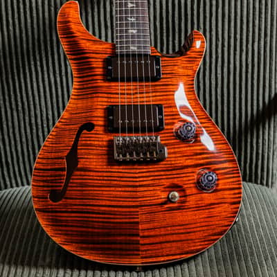 PRS Custom 24 Semi-Hollow Wood Library 10-Top image 2