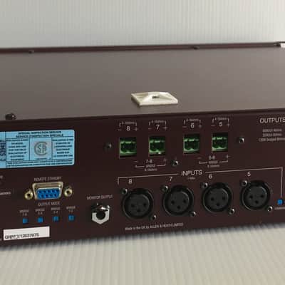 ALLEN & HEATH MODEL GR8A 8 CHANNEL AMPLIFIER 8 X 60 WATTS MADE IN UK image 2