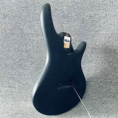 Black Basswood Bass Guitar Body image 3