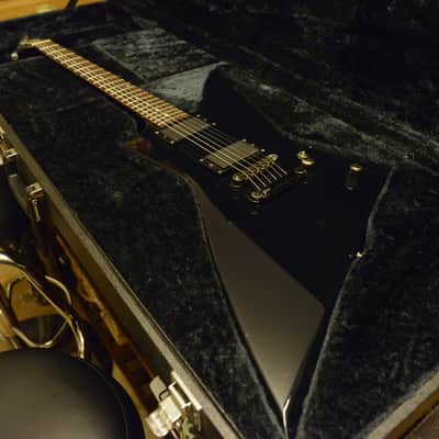 ESP EX Explorer Black James Hetfield Metallica Style Guitar EMG 81 60 + CaseMIJ Japan image 1
