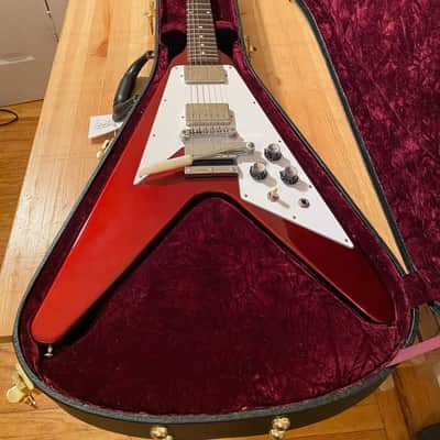 Gibson Custom Shop '67 Mahogany Flying V Reissue with Maestro Vibrola 2021 - Present - Sparkling Burgundy image 1