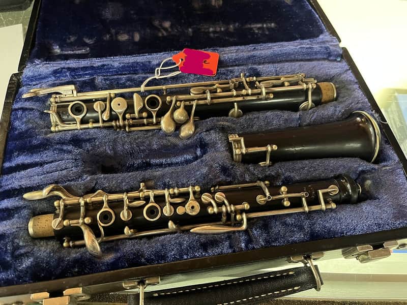 F. Loree Paris Vintage Oboe - Grenadilla Wood - Made in France With Case SN: BD72 - Early 1960s image 1