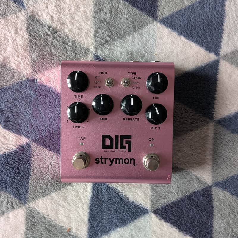 2022 – Present Strymon DIG Dual Digital Delay V2 Pink