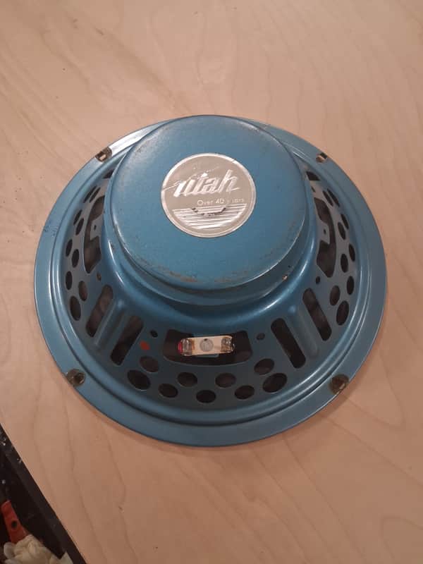 Utah Vintage Speaker Cabinet with 10" Utah Speaker Blue Bild 1