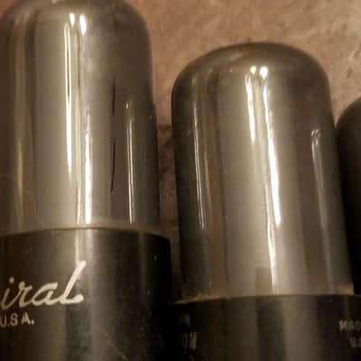 RCA ONE (1) 6V6GT AT1000 TESTED Vacuum Tube greyglass black plate Beam Power 6V6 1945-1958 image 10