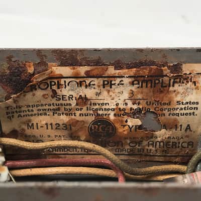 RCA Mi-11231 Microphone Preamp Tube Mic Pre UTC F-1233 UTC 1234 image 8