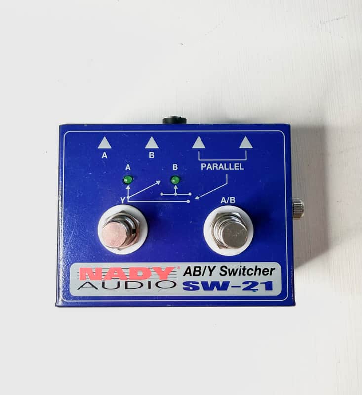 Nady SW-21 AB/Y Switcher with 9V Adapter Mod image 1